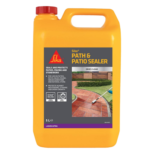 An image of Sika Path & Patio seal 405 in a 5 litre bottle