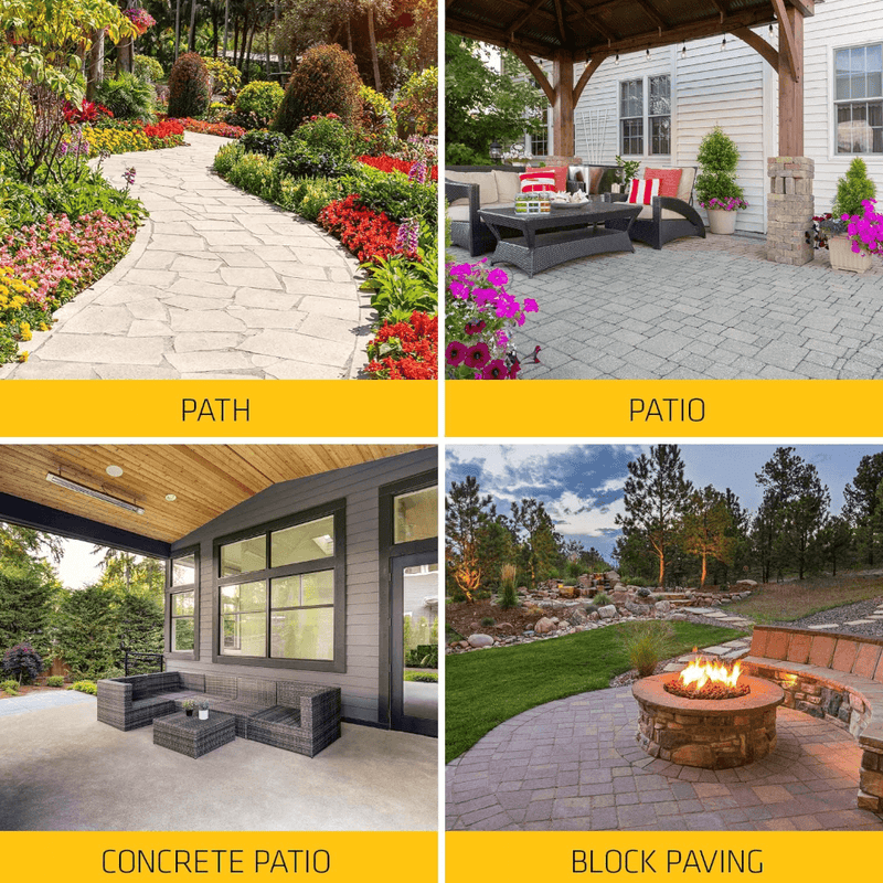 An image of some of the features of Sika Path & Patio seal