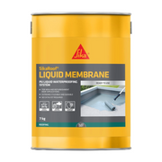 An image showing a 7kg Tin of Sika Sikaroof PU liquid waterproofing membrane