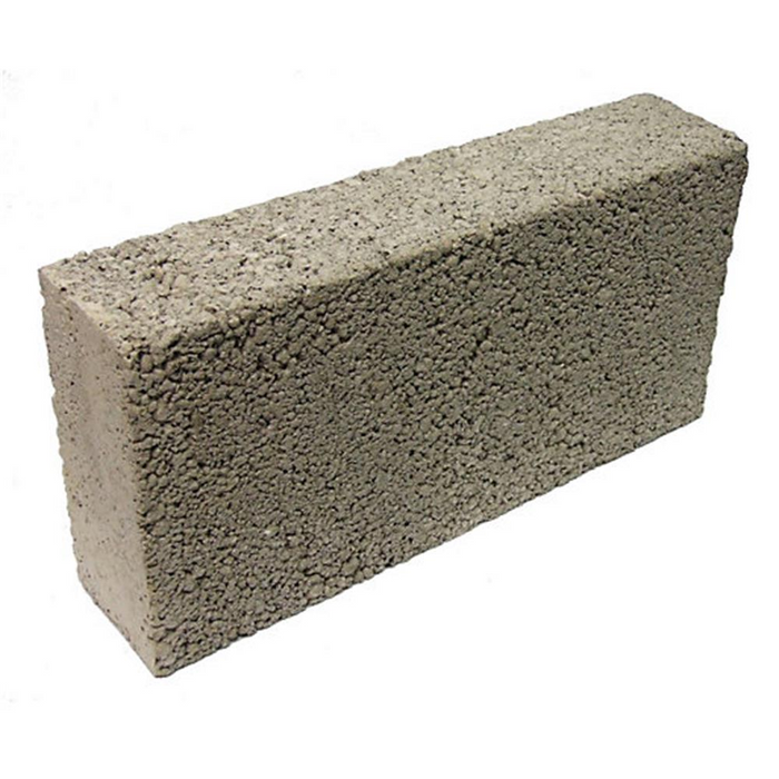 An image of Concrete Builders Solid Breeze Block / Cinder Block-4"