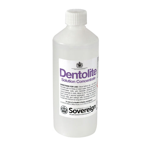 An image of Sovereign Dentolite Sterilising Solution Concentrate in a 500ml bottle