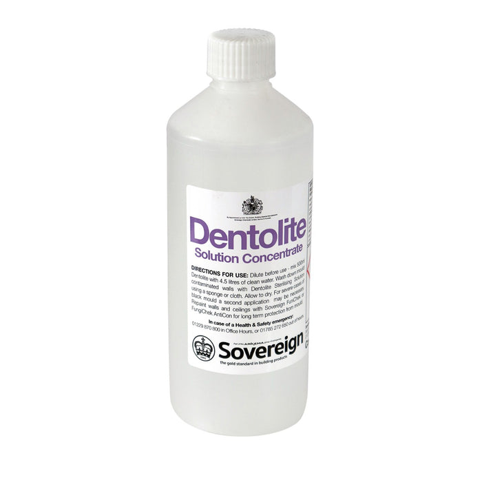 An image of Sovereign Dentolite Sterilising Solution Concentrate in a 500ml bottle