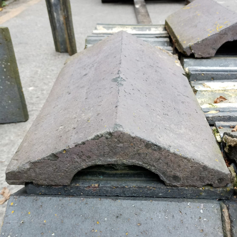 CLEARANCE Square Edge Saddleback Coping Stones, Staff Blue