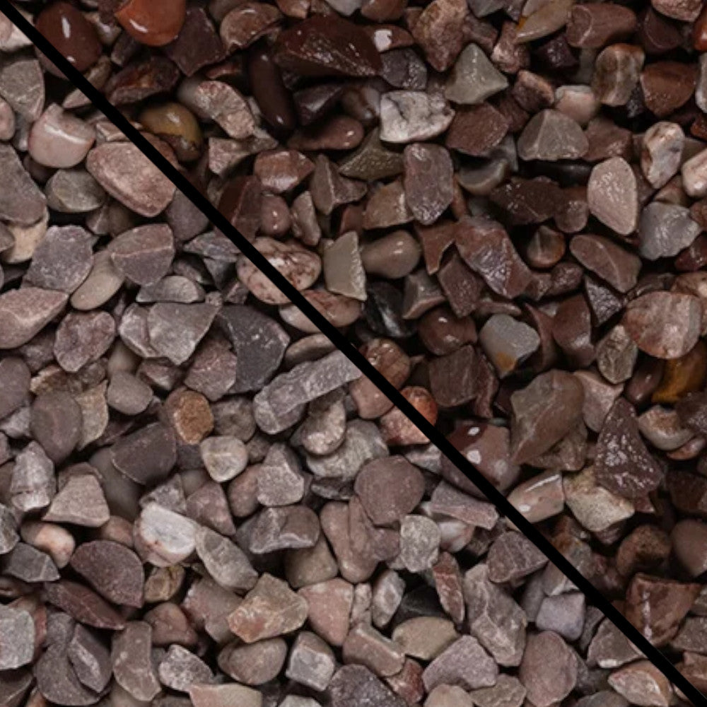 Staffordshire Pink Garden Gravel, 14mm: 875kg Bulk Bag — Ashbrook