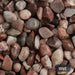 An image of Staffordshire Pink Gravel, 20mm and what it is like when wet