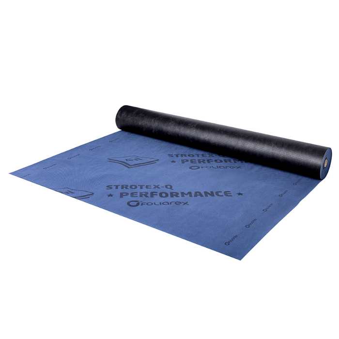 An image of Strotex Q Performance 220g Breather Membrane unrolled to show the colour