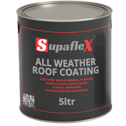 Am image of a 5 litre tin of Supaflex All Weather Roof Coating