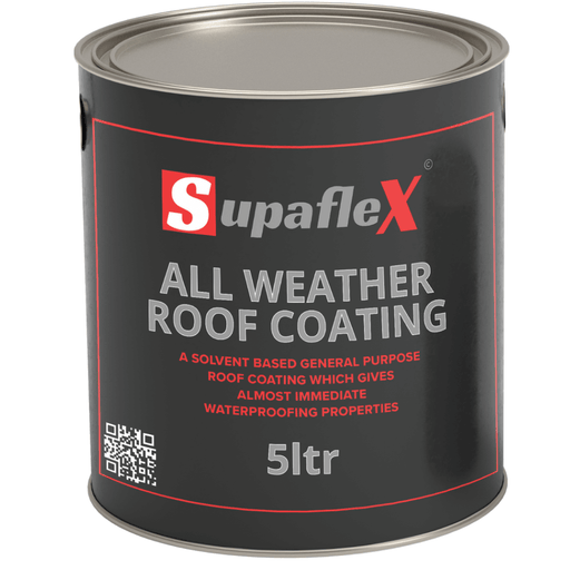 Am image of a 5 litre tin of Supaflex All Weather Roof Coating