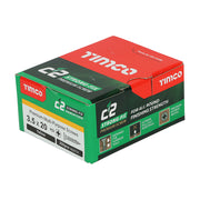 An image showing a box of TIMCO C2 Strong Fix PZ2 Multi Purpose Screws in the size 3.5 x 20