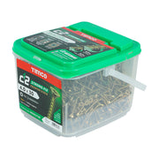 An image showing a tub of TIMCO C2 Strong Fix PZ2 Multi Purpose Screws in the size 4.0 x 30