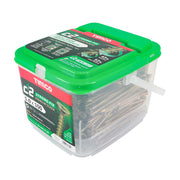 An image showing a tub of TIMCO C2 Strong Fix PZ2 Multi Purpose Screws in the size 50 x 100