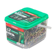 An image showing a tub of TIMCO C2 Strong Fix PZ2 Multi Purpose Screws in the size 50 x 40
