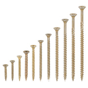 An image of the different size TIMCO C2 Strong Fix PZ2 Multi Purpose Screws 5.0.