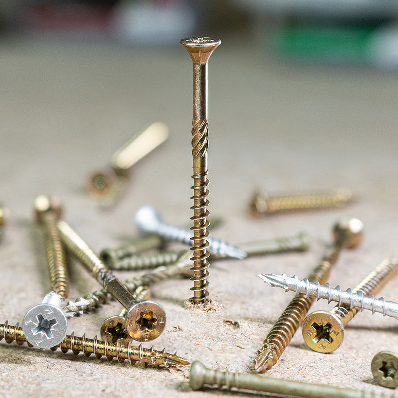 An image showing a selection of TIMCO C2 Strong Fix PZ2 Multi Purpose Screws for wood