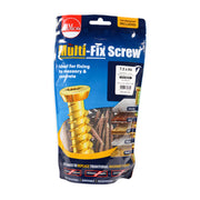 A image showing a bag of TIMCO Multifix Concrete Screws in the size 7.5 x 80