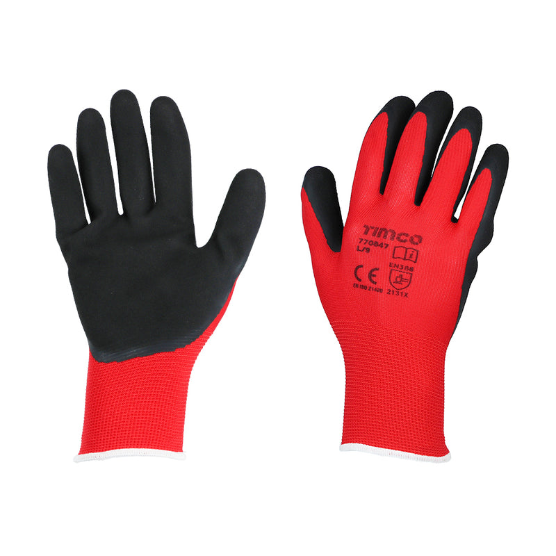 An image showing TIMCO toughlight glove latex sandy
