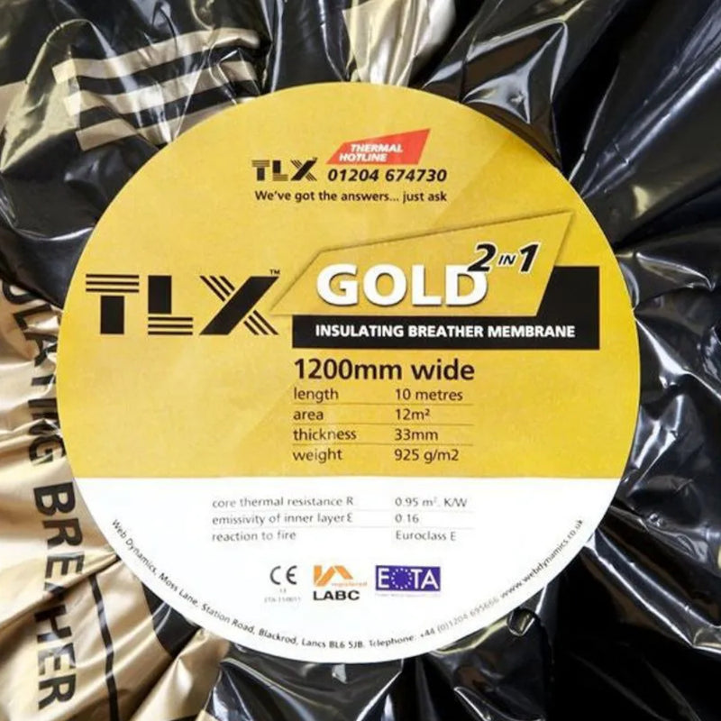 An image showing TLX Gold Thinsulex Multifoil Insulation