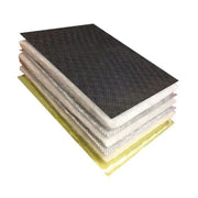 An image showing TLX Gold Thinsulex Multifoil Insulation broken down into layers to show how its made up.