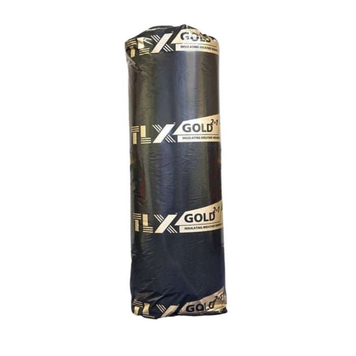 TLX Gold Multifoil Roofing Insulation - Thinsulex (1.2m x 10m Roll)