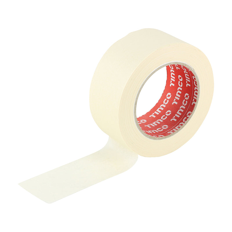 An image showing a roll of TMICO 50 x 50 cream masking tape