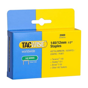 An image showing a box of Tacwise Staples that are 12mm 1/2"