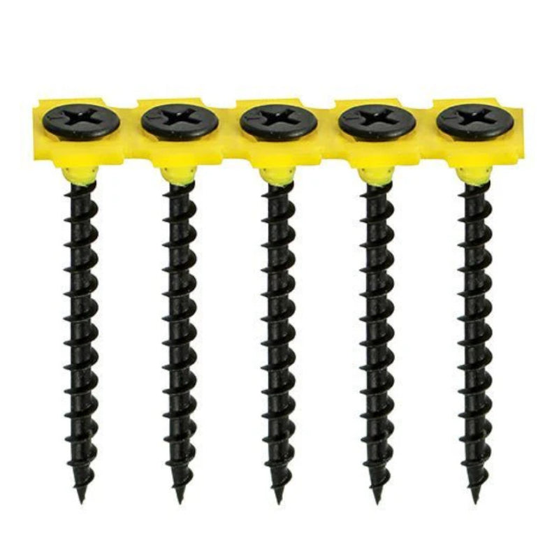 An image of Timco Collated Drywall Screw PH Coarse Black