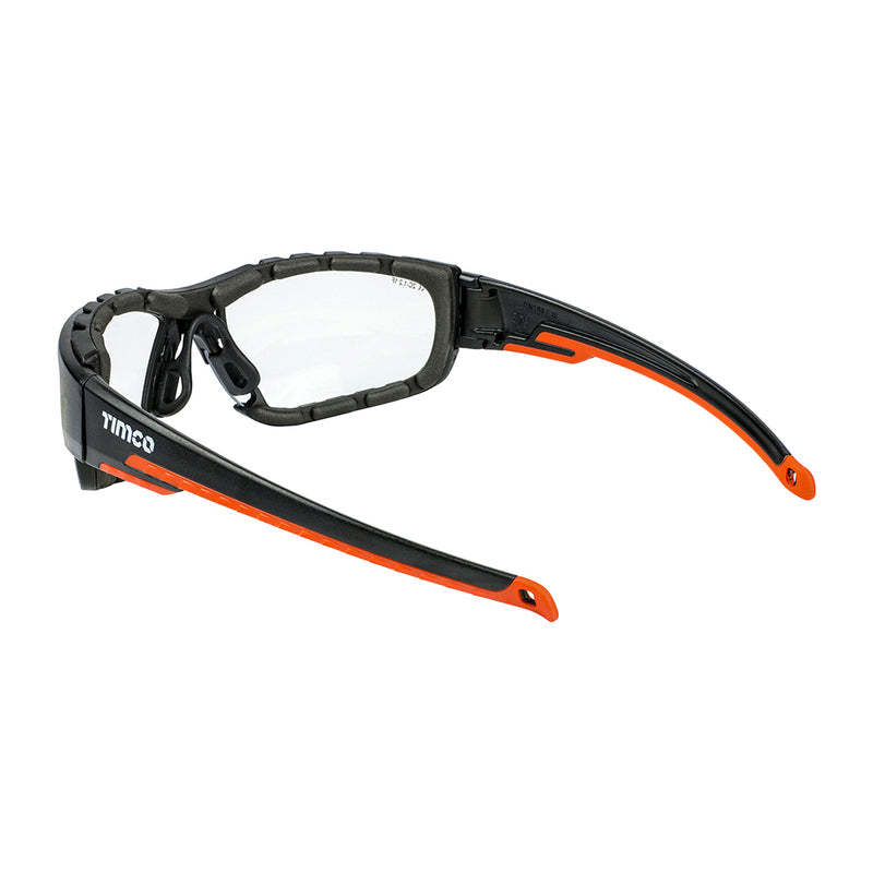 An image of a pair of Timco FoamGuard Sport Safety Glasses