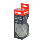 An image of a pair of Timco FoamGuard Sport Safety Glasses in a box