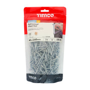 An image of a bag of Timco Galvanised Clout Nails 40 x 2.65 in size