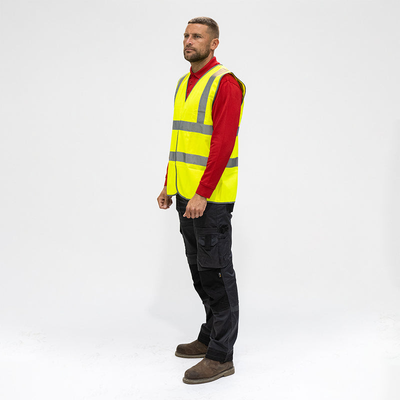 Image of a Timco Hi Vis Visibility Vest in Yellow