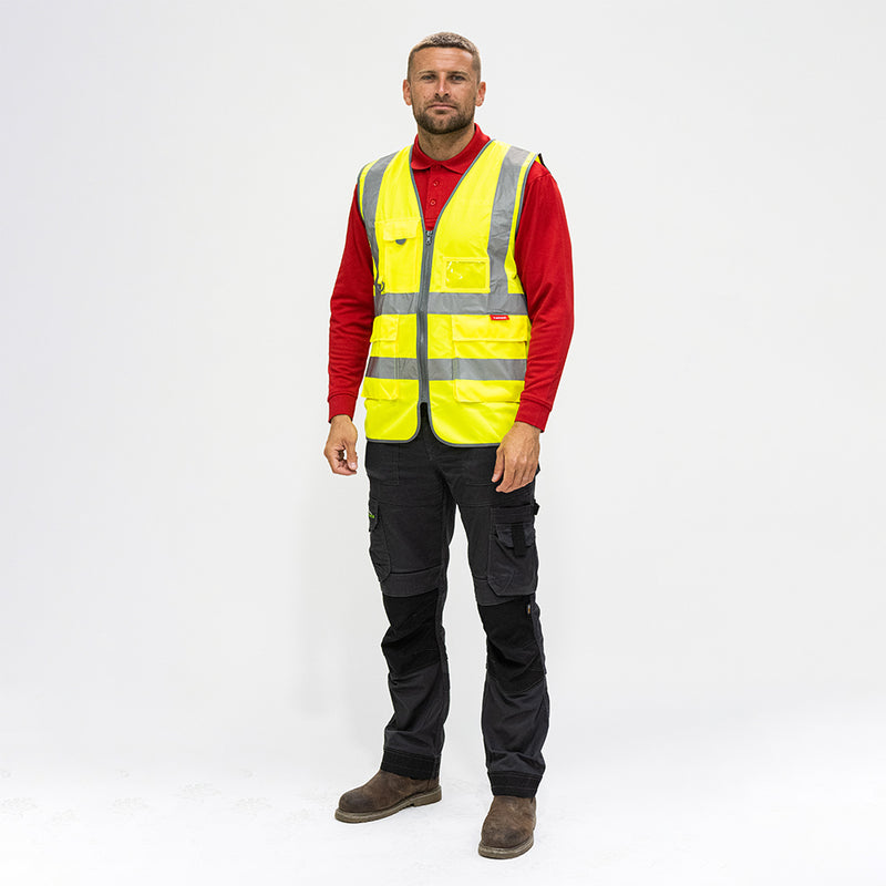 Image of a Timco Hi Vis Visibility Vest in Yellow