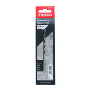 An image of a Timco Professional Masonry drill bit in the size 6.0 x 100mm in its retail packaging.