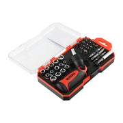 An image of a Timco Ratcheting Screwdriver Bit set with 46 pieces