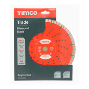 An image showing a Timco Trade Diamond Blade - Segmented 9" - 230mm