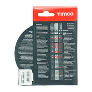 The image showing the back of a box of Timco Trade Diamond Segmented Blade GPL115222