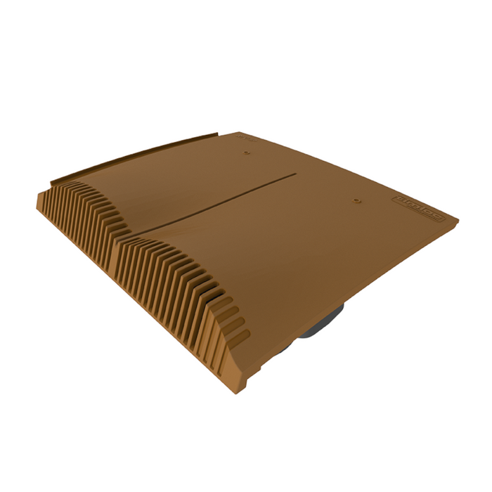 Image of an Interlocking Plain Tile Vent in brown.