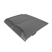 Image of an Interlocking Plain Tile Vent in grey.