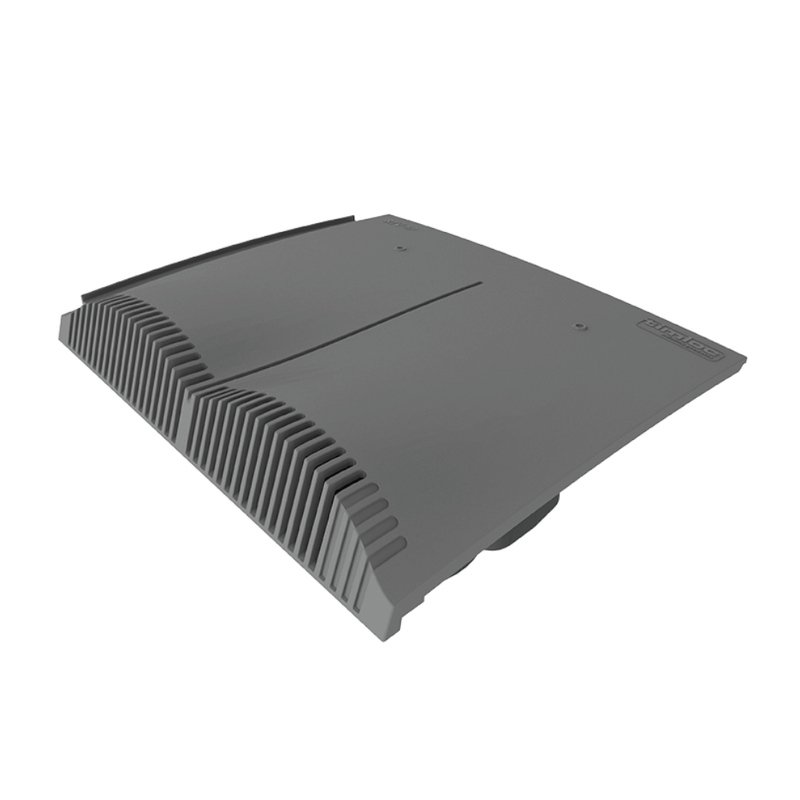 Image of an Interlocking Plain Tile Vent in grey.