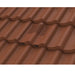 An image of a Timloc Double Pantile roof tile vent on a roof to show the finish in Brown