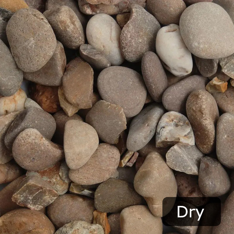 An image showing Tweed Pebble Stone Aggregate Gravel when they are dry.