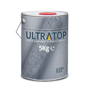 An image that shows Ultraflex Ultratop in a 5ltr tin