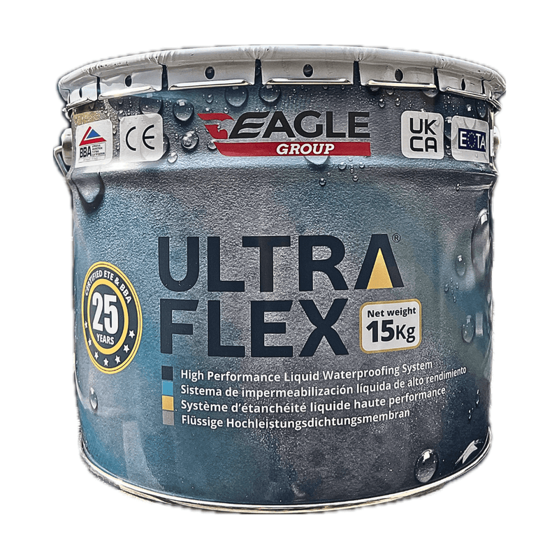 An image of Ultraflex Liquid Roofing in a 15Kg Tin