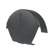 An image of a Universal dry fix half round ridge end cap Grey.