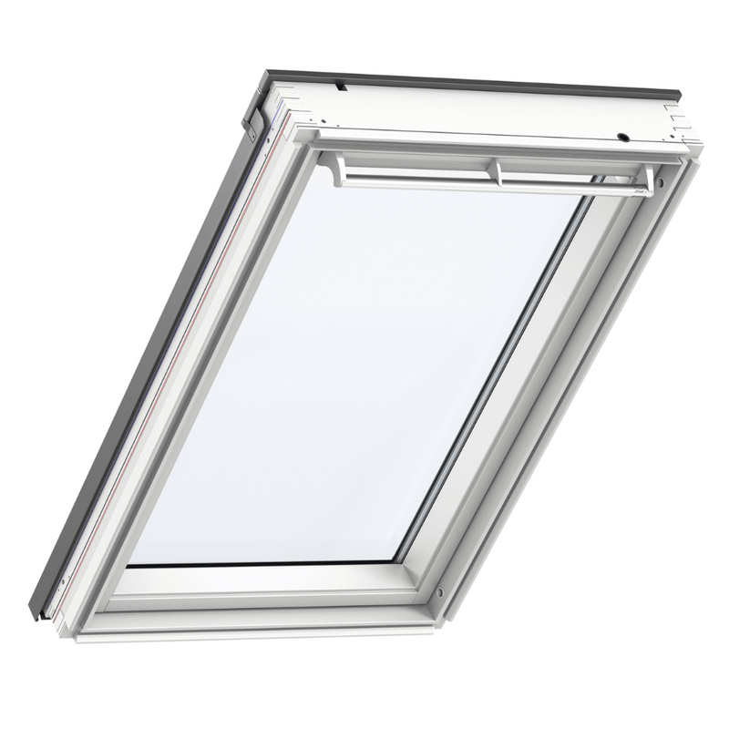 An image showing a VELUX White-Painted Centre-Pivot Window