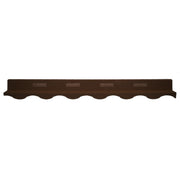 An image showing a Villatile Ridge Closer Strip in the colour Bramble Brown