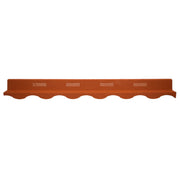An image showing a Villatile Ridge Closer Strip in the colour Rustic Terracotta