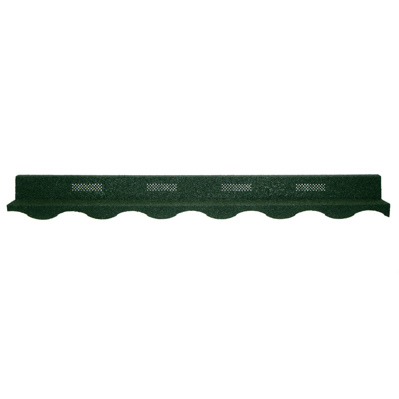 An image showing a Villatile Ridge Closer Strip in the colour Tartan Green