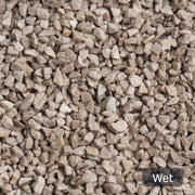 An image of White Limestone and what it looks like when wet