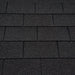 An image of Wonderbuild Square 3 Tab Shingles in Black that cover 3m2