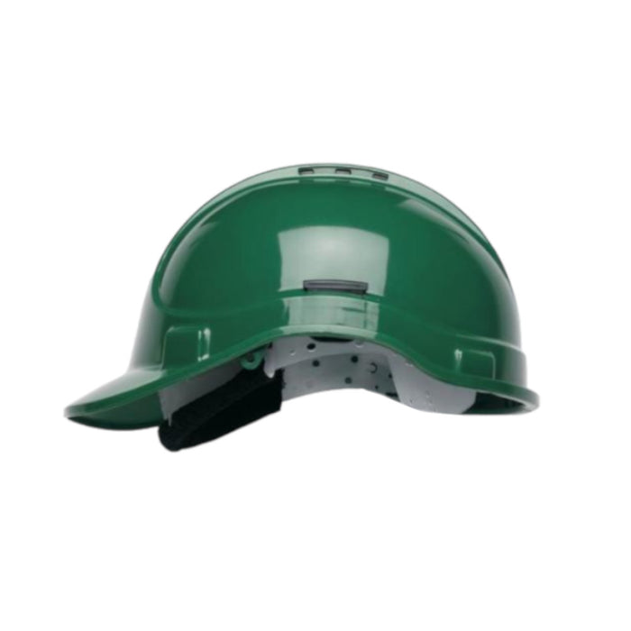 An image of a Keepsafe Safety Hard Hat (Helmet) in Green